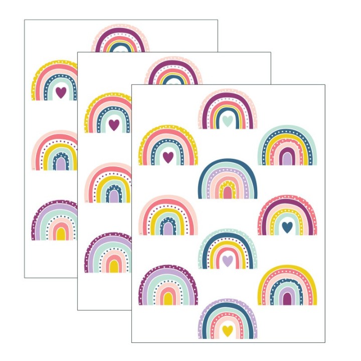 Teacher Created Resources® Oh Happy Day Rainbow Accents, 30 Per Pack, 3 Packs