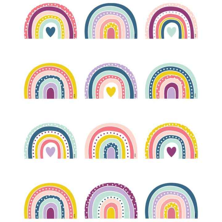 Teacher Created Resources® Oh Happy Day Rainbows Mini Accents, Pack of 36