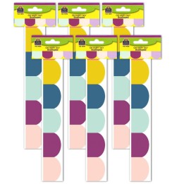 Teacher Created Resources® Oh Happy Day Scalloped Die-Cut Border Trim, 35 Feet, 6 Packs