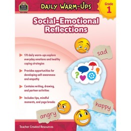 Teacher Created Resources® Daily Warm-Ups: Social-Emotional Reflections (Gr. 1)