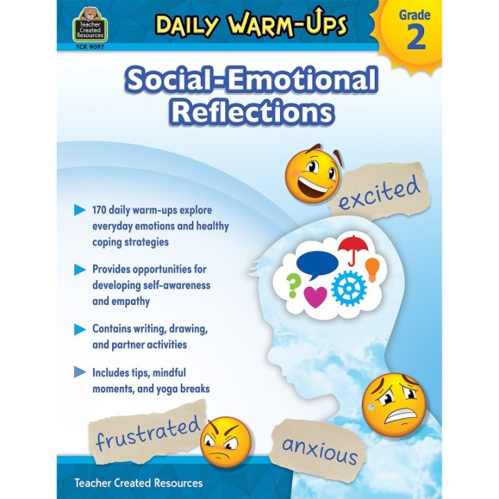 Teacher Created Resources® Daily Warm-Ups: Social-Emotional Reflections (Gr. 2)