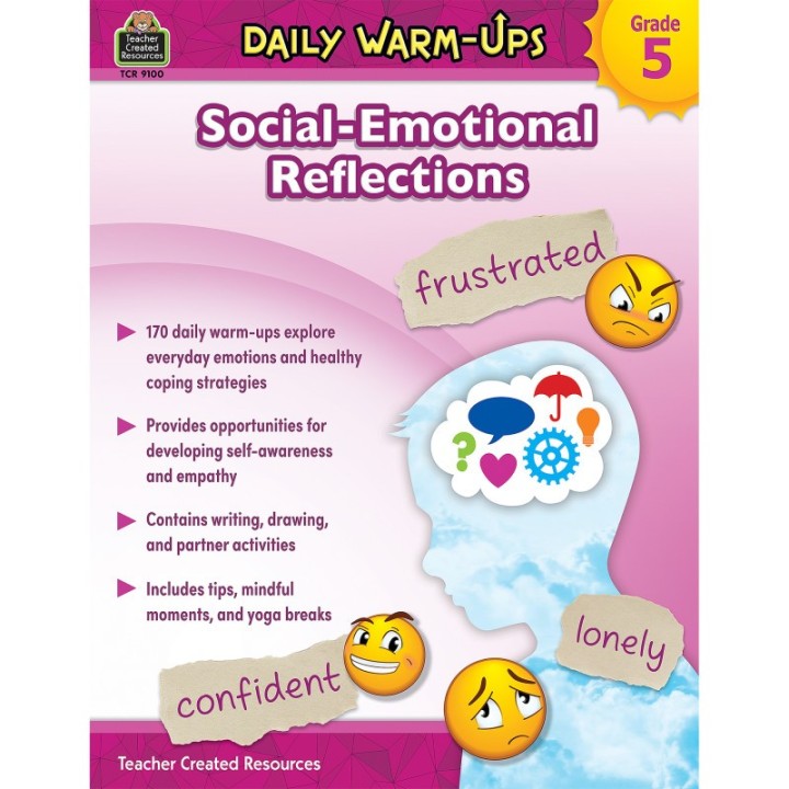 Teacher Created Resources® Daily Warm-Ups: Social-Emotional Reflections (Gr. 5)
