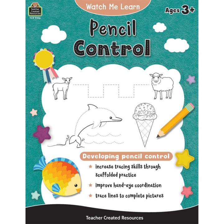 Teacher Created Resources® Watch Me Learn: Pencil Control