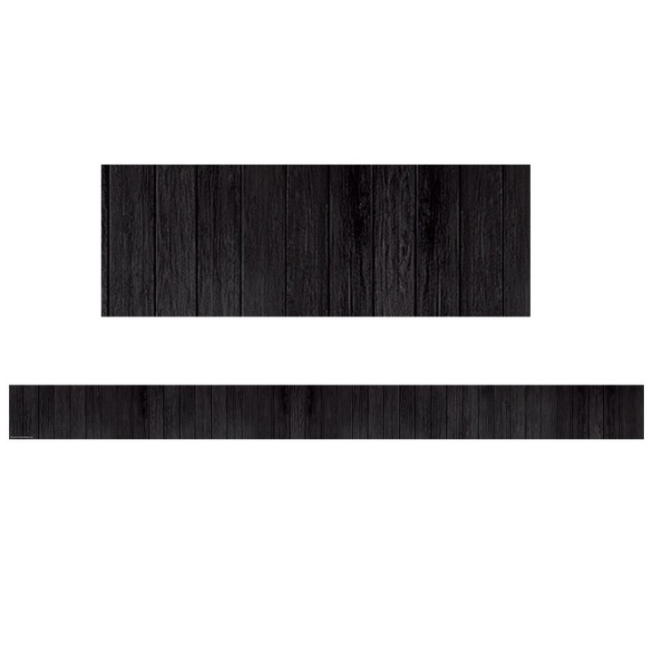 Teacher Created Resources® Black Wood Straight Border Trim, 35 Feet