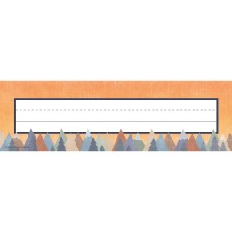 Teacher Created Resources® Moving Mountains Flat Name Plates, Pack of 36