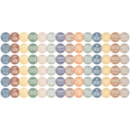 Teacher Created Resources® Moving Mountains Positive Saying Die-Cut Border, 35 Feet Per Pack, 6 Packs