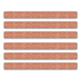 Teacher Created Resources® Moving Mountains Terra Cotta Straight Border Trim, 35 Feet Per Pack, 6 Packs