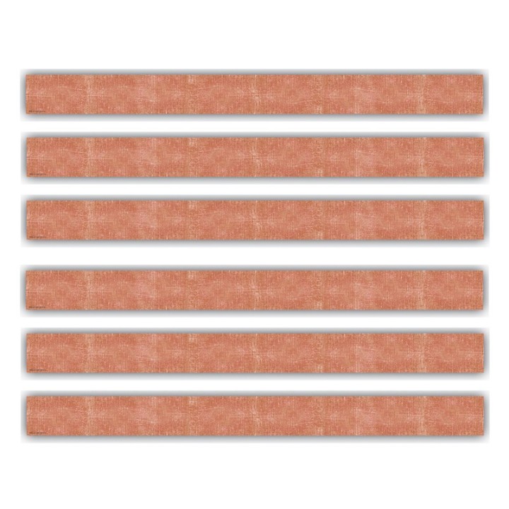 Teacher Created Resources® Moving Mountains Terra Cotta Straight Border Trim, 35 Feet Per Pack, 6 Packs
