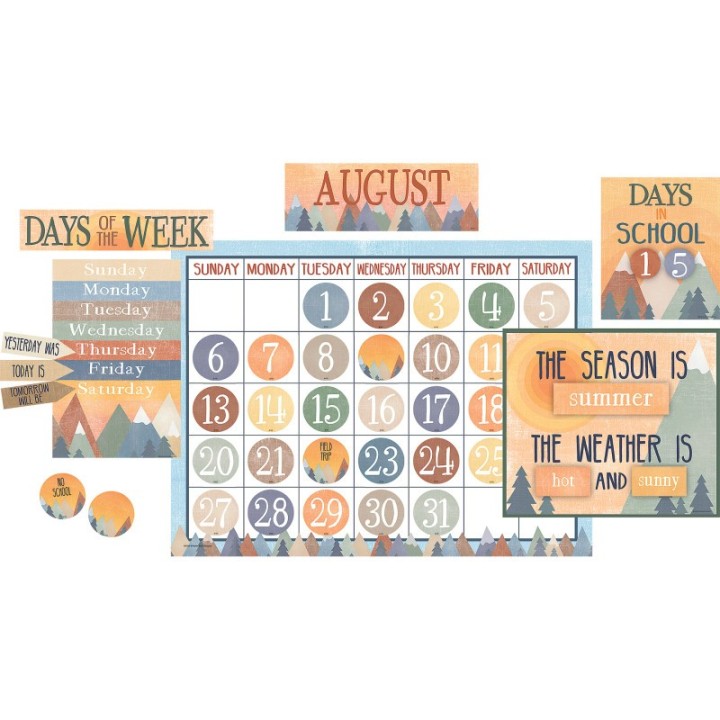 Teacher Created Resources® Moving Mountains Calendar Bulletin Board Set
