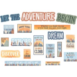 Teacher Created Resources® Moving Mountains Let the Adventure Begin Mini Bulletin Board Set