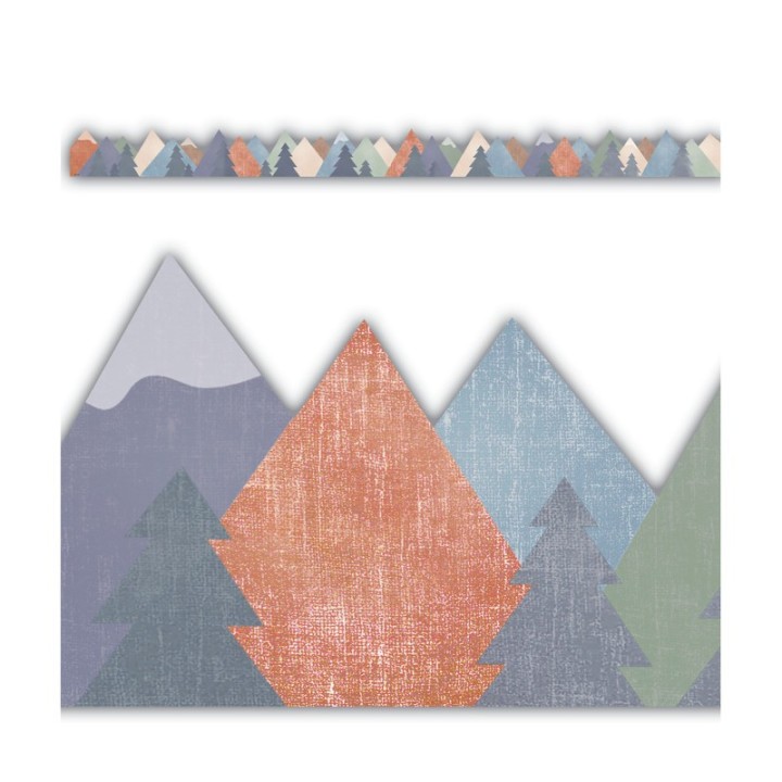 Teacher Created Resources® Moving Mountains Die-Cut Border Trim, 35 Feet