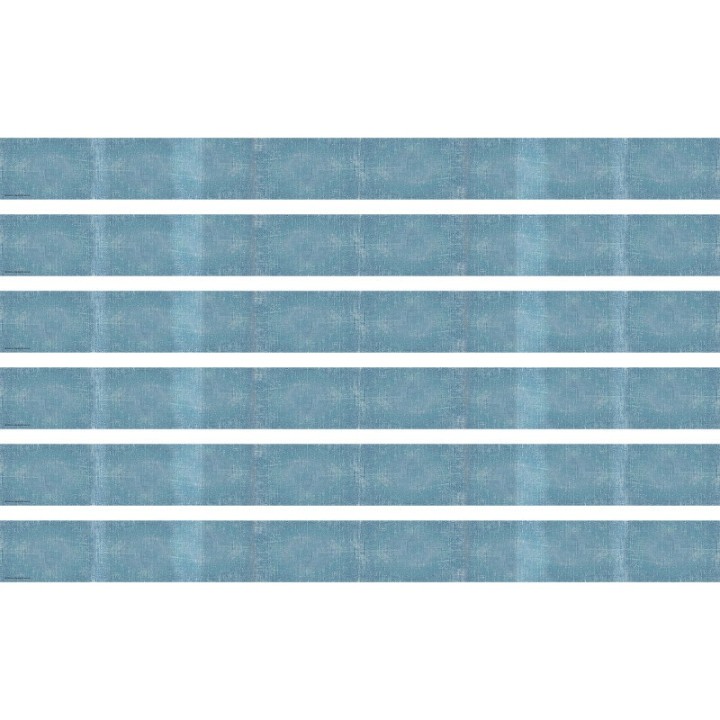 Teacher Created Resources® Moving Mountains Blue Straight Border Trim, 35 Feet Per Pack, 6 Packs