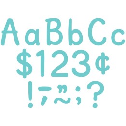 Teacher Created Resources® Light Turquoise 4" Modern Classic Letters Combo Pack, Pack of 257