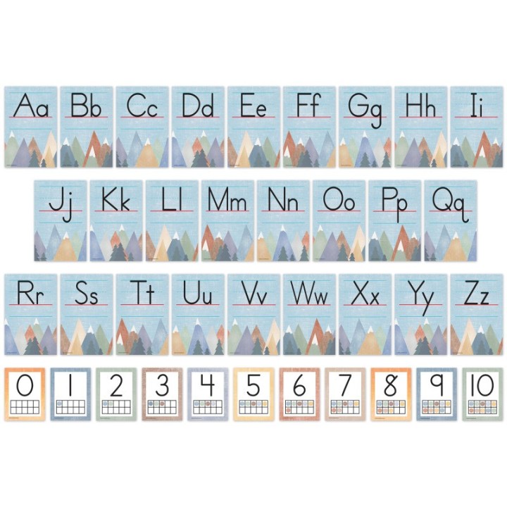 Teacher Created Resources® Moving Mountains Alphabet Bulletin Board Set