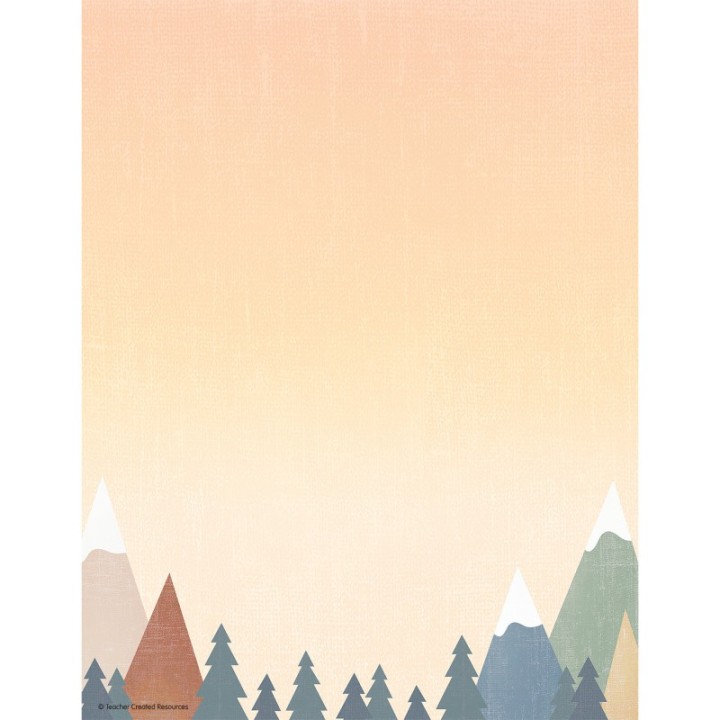 Teacher Created Resources® Moving Mountains Computer Paper, 8-1/2" x 11", 50 Sheets