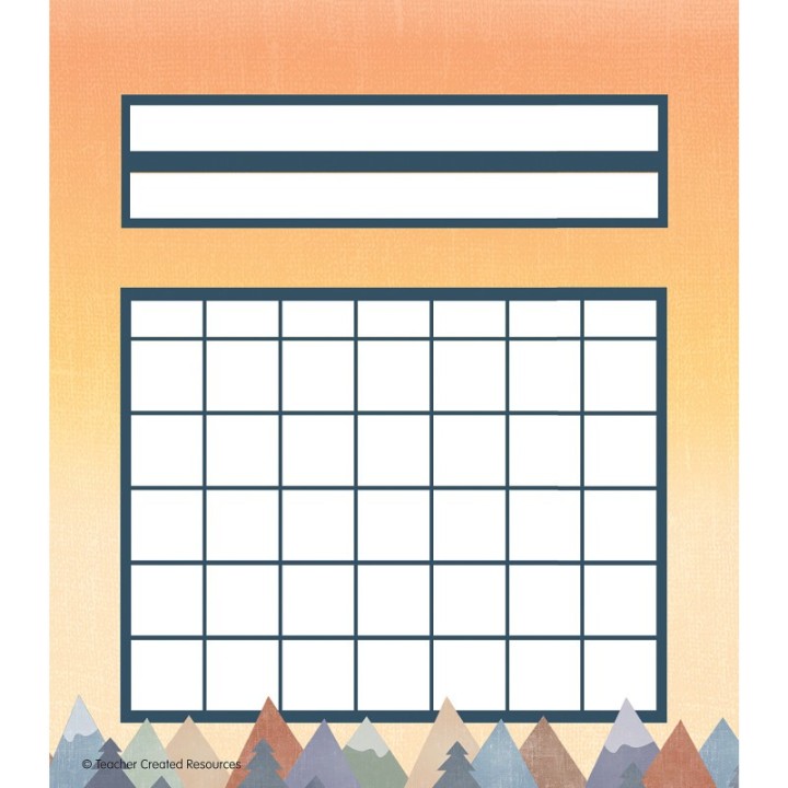 Teacher Created Resources® Moving Mountains Incentive Charts, Pack of 36