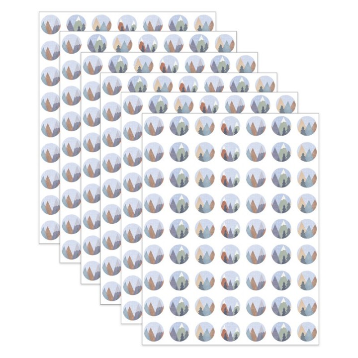 Teacher Created Resources® Moving Mountains Mini Stickers, 378 Per Pack, 6 Packs