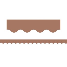 Teacher Created Resources® Mocha Scalloped Border Trim, 35 Feet