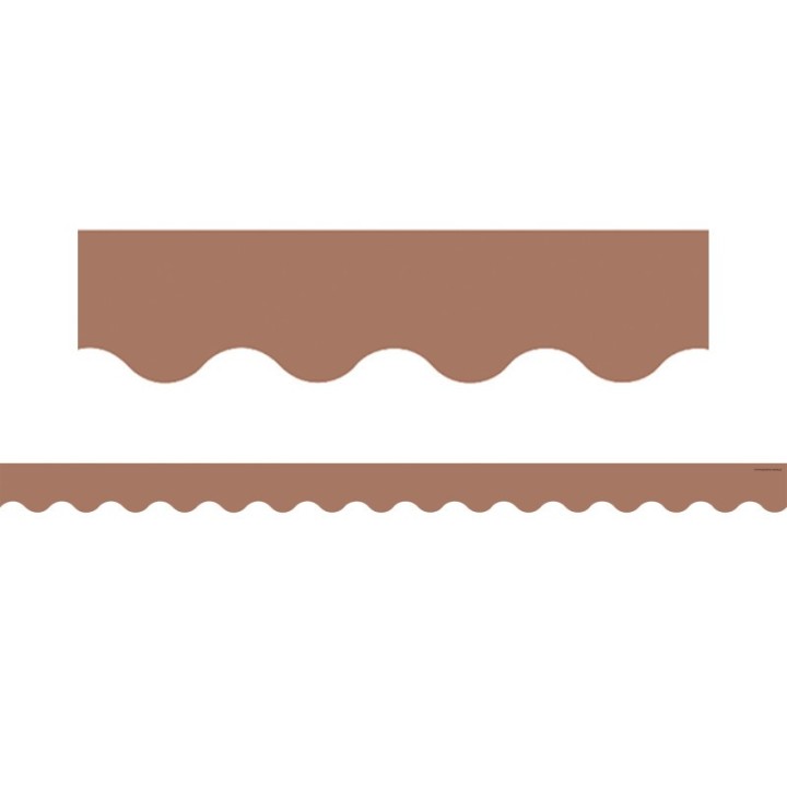 Teacher Created Resources® Mocha Scalloped Border Trim, 35 Feet