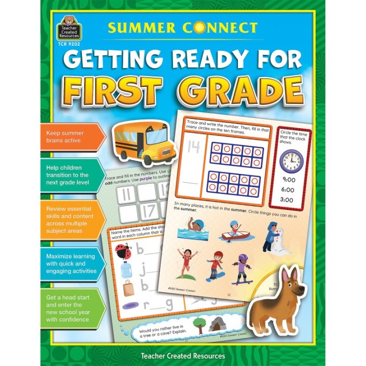 Teacher Created Resources® Summer Connect: Getting Ready For First Grade