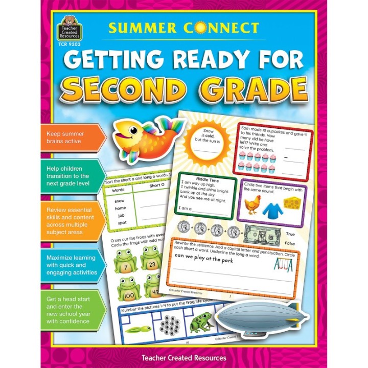 Teacher Created Resources® Summer Connect: Getting Ready for Second Grade