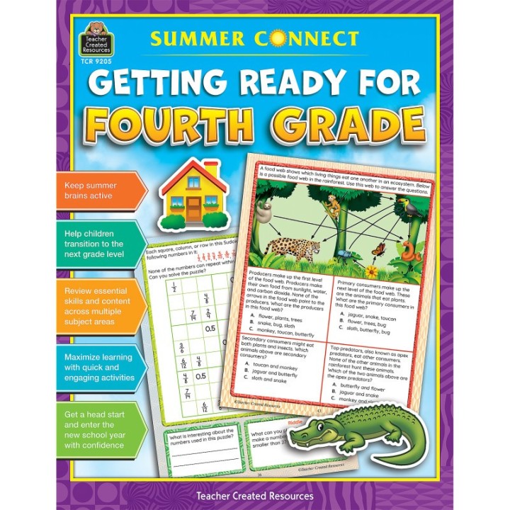 Teacher Created Resources® Summer Connect: Getting Ready for Fourth Grade