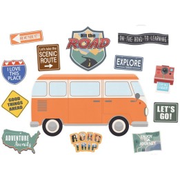 Teacher Created Resources® Moving Mountains Road Trip Hit the Road Bulletin Board Set, 15 Pieces