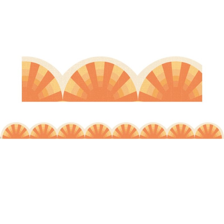 Teacher Created Resources® Moving Mountains Road Trip Sunshine Die-Cut Border Trim, 35 Feet