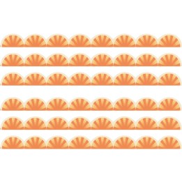 Teacher Created Resources® Moving Mountains Road Trip Sunshine Die-Cut Border Trim, 35 Feet Per Pack, 6 Packs