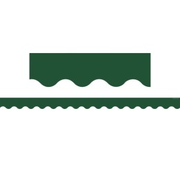 Teacher Created Resources® Pine Green Scalloped Border Trim, 35 Feet