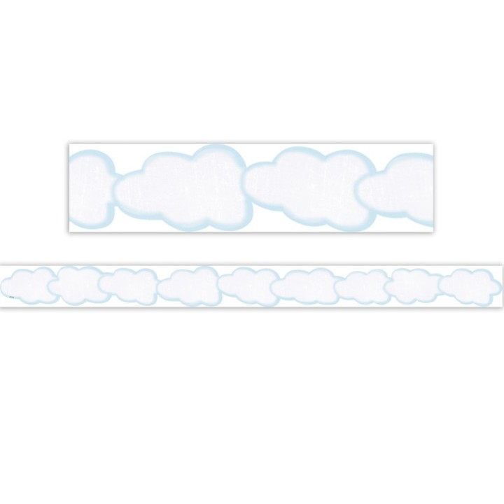 Teacher Created Resources® Clouds Die-Cut Border Trim, 35 Feet