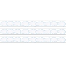 Teacher Created Resources® Clouds Die-Cut Border Trim, 35 Feet Per Pack, 3 Packs