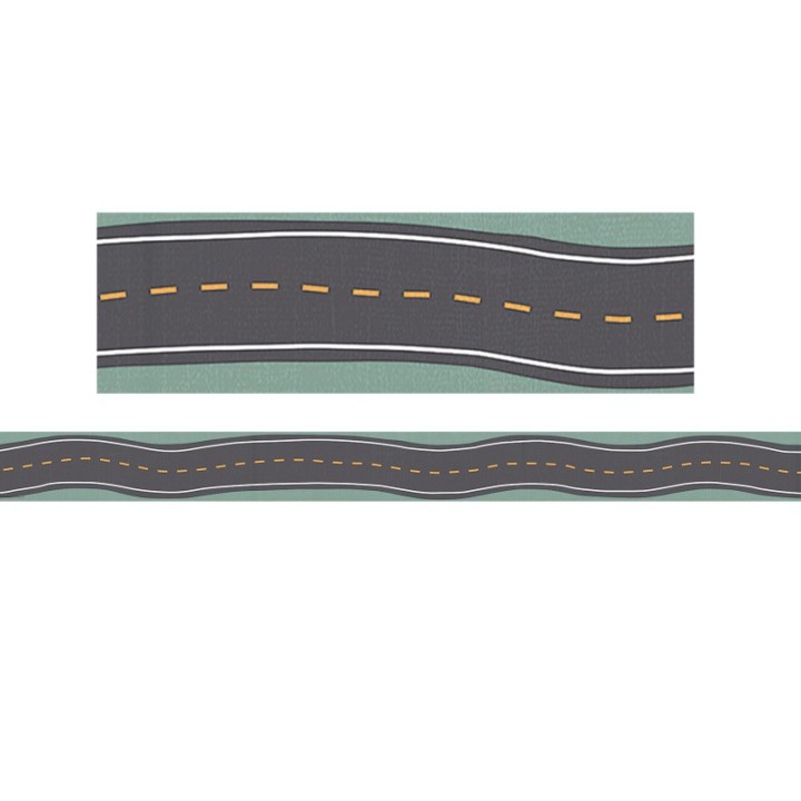Teacher Created Resources® Road Trip Straight Border Trim, 35 Feet