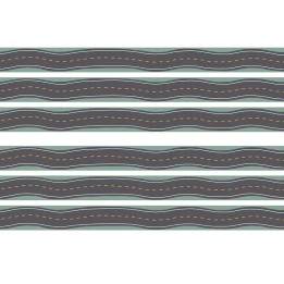 Teacher Created Resources® Road Trip Straight Border Trim, 35 Feet Per Pack, 6 Packs