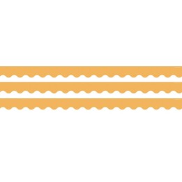 Teacher Created Resources® Golden Sun Scalloped Border Trim, 35 Feet Per Pack, 3 Packs