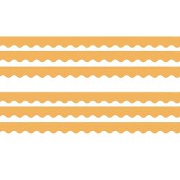 Teacher Created Resources® Golden Sun Scalloped Border Trim, 35 Feet Per Pack, 6 Packs