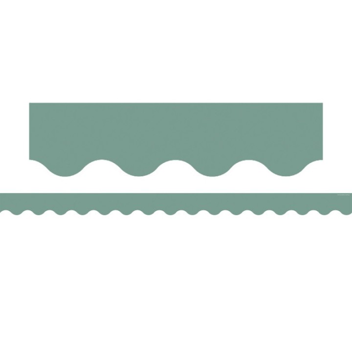 Teacher Created Resources® Retreat Green Scalloped Border Trim, 35 Feet