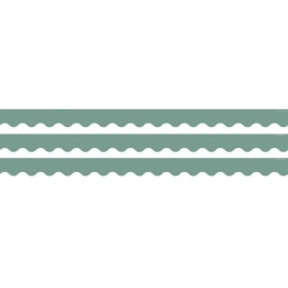 Teacher Created Resources® Retreat Green Scalloped Border Trim, 35 Feet Per Pack, 3 Packs