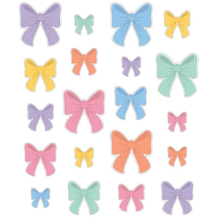 Teacher Created Resources® Bows Accents, Assorted Sizes, Pack of 60