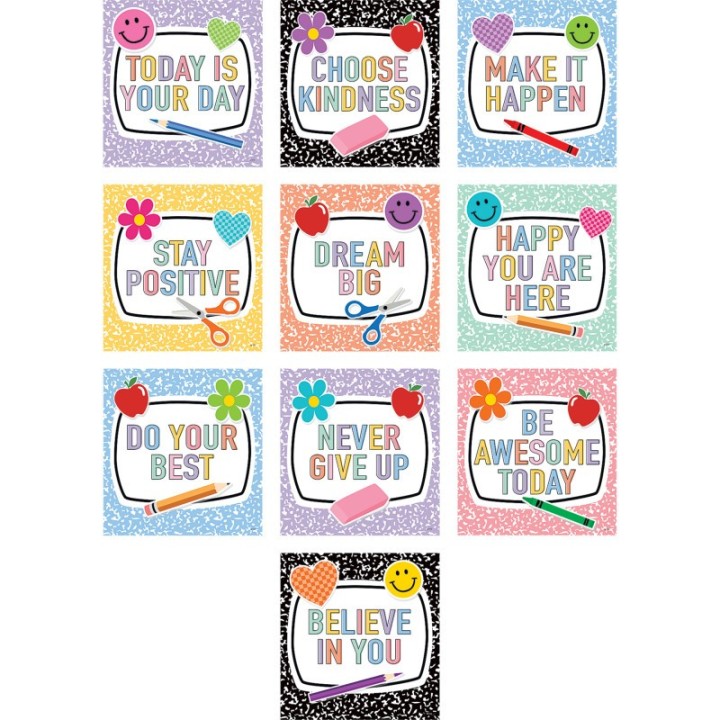 Teacher Created Resources® Cool for School Positive Sayings Accents, Pack of 30