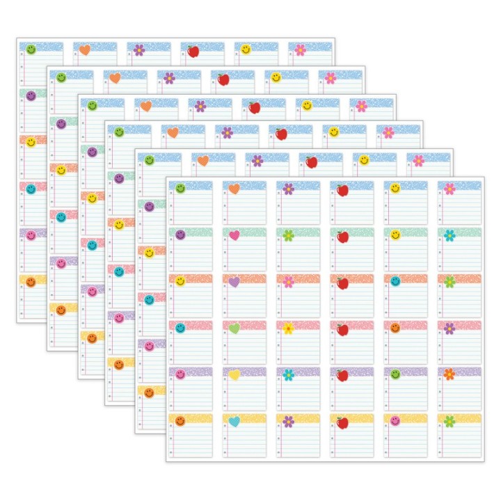 Teacher Created Resources® Cool for School Mini Accents, 36 Per Pack, 6 Packs