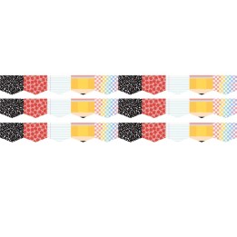 Teacher Created Resources® Cool for School Die-Cut Border Trim, 35 Feet Per Pack, 3 Packs
