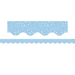 Teacher Created Resources® Composition Blue Scalloped Border Trim, 35 Feet