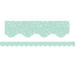 Teacher Created Resources® Composition Green Scalloped Border Trim, 35 Feet