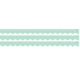 Teacher Created Resources® Composition Green Scalloped Border Trim, 35 Feet Per Pack, 3 Packs