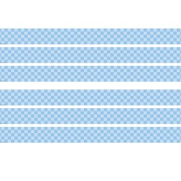 Teacher Created Resources® Checkers Scalloped Border Trim, 35 Feet Per Pack, 6 Packs