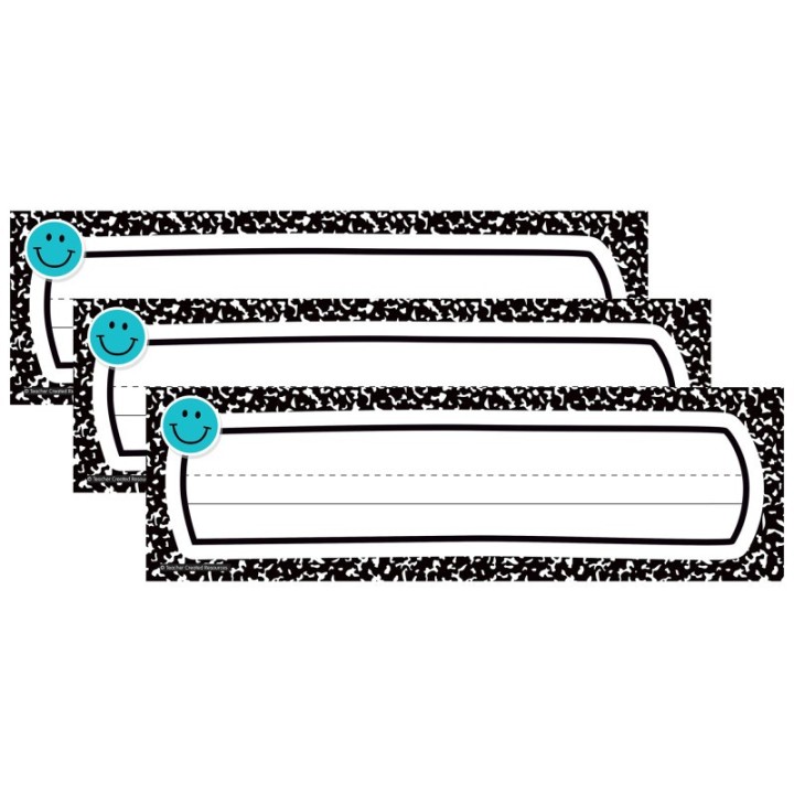 Teacher Created Resources® Cool for School Flat Name Plates, 36 Per Pack, 3 Packs