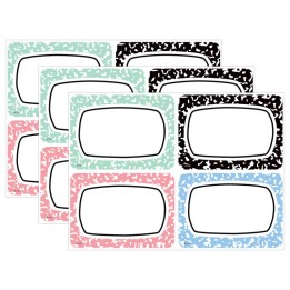 Teacher Created Resources® Cool for School Name Tags/Labels, Multi-Pack, 3-1/2" x 2-1/2", 36 Per Pack, 3 Packs