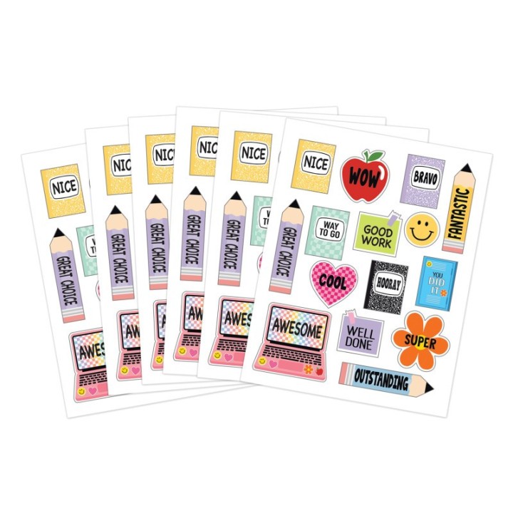 Teacher Created Resources® Cool for School Stickers, Pack of 90