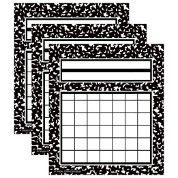 Teacher Created Resources® Cool for School Composition Incentive Charts, 36 Per Pack, 3 Packs